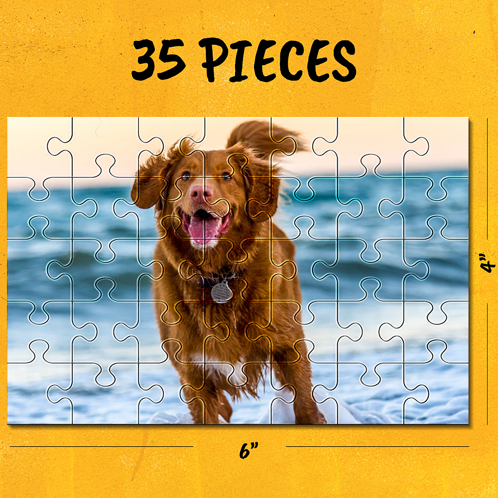Custom Jigsaw Puzzle For Pet & Love & Family 35-1000 Pieces