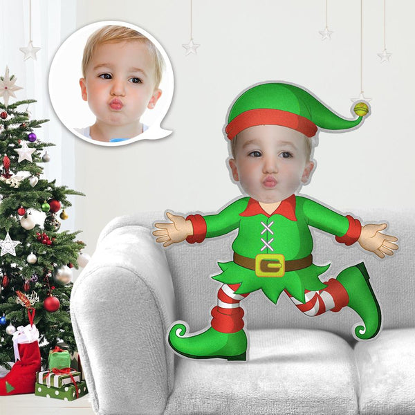 My Face Pillow Custom Pillow Face Body Pillow Personalized Photo Pillow Gift Christmas Elf Christmas Angel Costume Throw Pillow MiniMe Costumes Pillow - makephotopuzzle