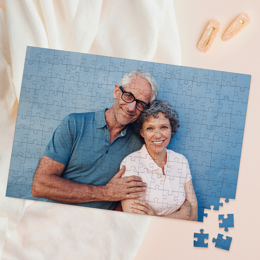 Personalized Photo Jigsaw Puzzle 35-1000 Pieces Gifts for Grandparents