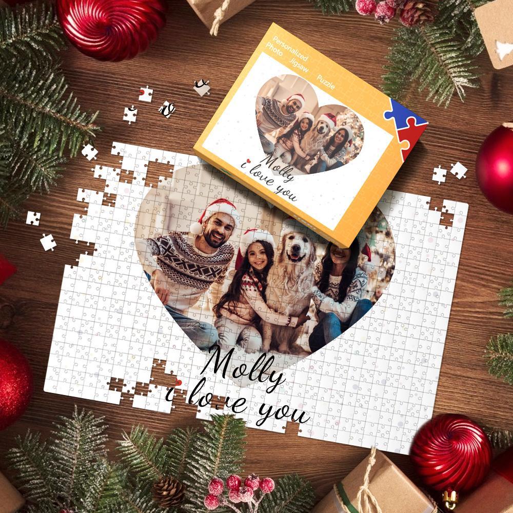 Custom Puzzle From Christmas Photo 35, 150, 300, 500, 1000 Pieces Jigsaw for Family