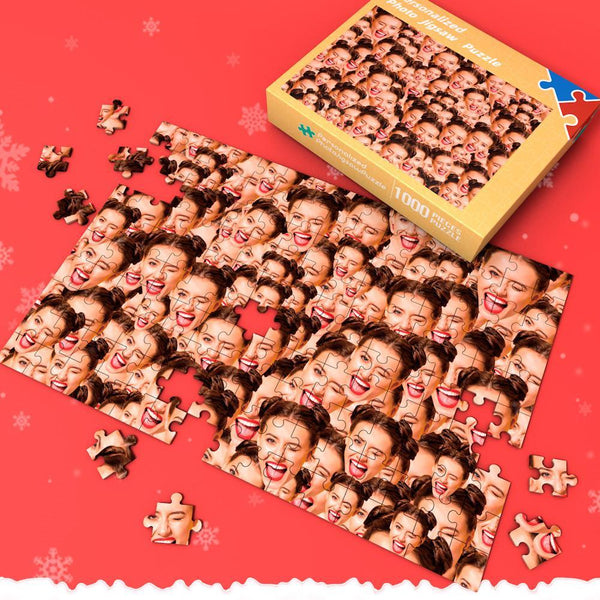 Custom Face Mash Jigsaw Puzzle 35-1000 Pieces