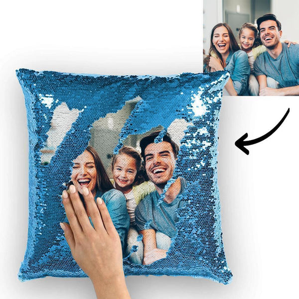 Custom Photo Reversible Magic Sequin Pillow Pillow 15.75inch*15.75inch
