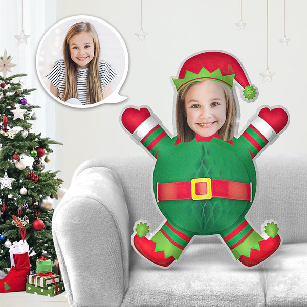 My Face Pillow Custom Pillow Face Body Pillow Personalized Photo Pillow Gift Green christmas baby Throw Pillow MiniMe Pillow - makephotopuzzle
