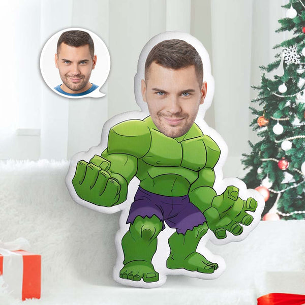 Christmas Gifts Body Pillow My Face Pillow Custom Dolls Hulk Photo Pillow Minime Pillow Personalized Pillow Gift - makephotopuzzle