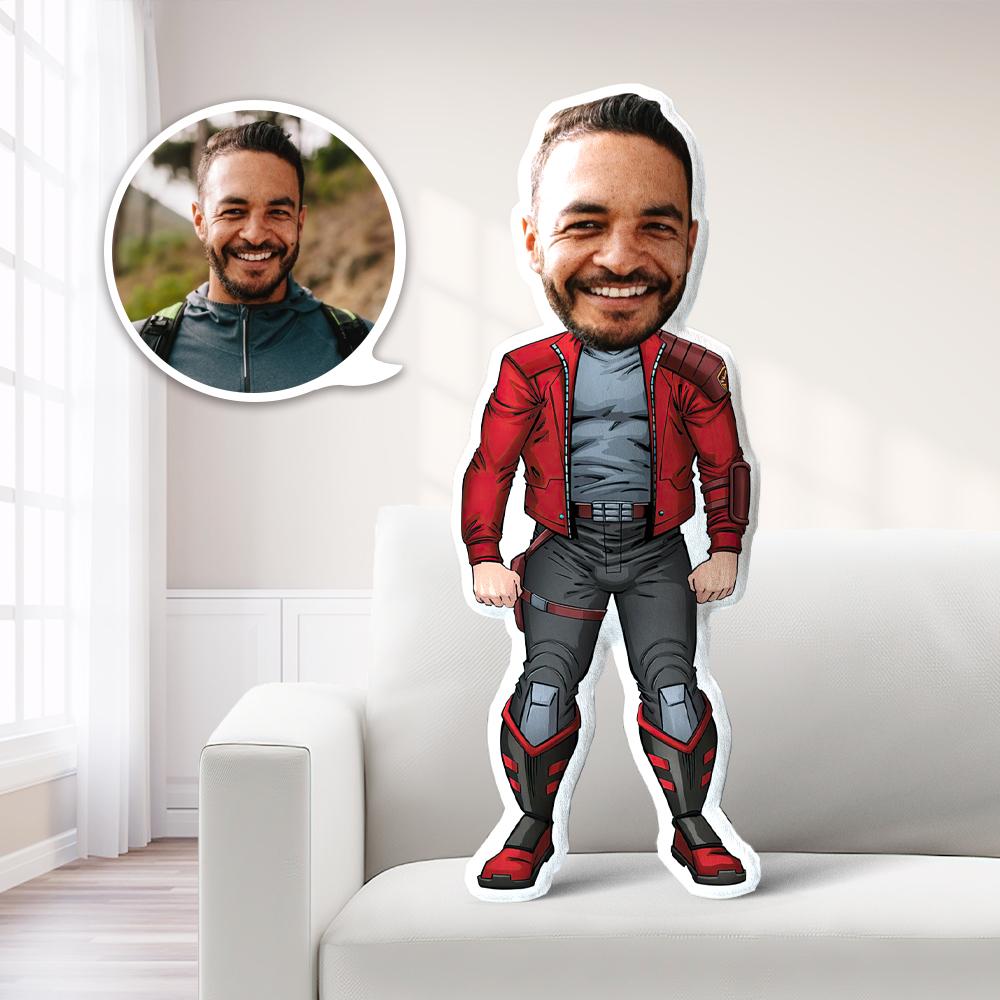 Personalized Photo My Face Pillow Custom Face Pillow Star-Lord Photo Pillow Costume Doll Unique Gift