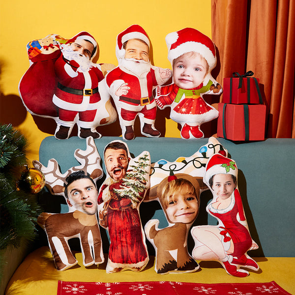 Personalized Photo Doll Customize A Variety of Pictures Pillow, Put Your Photo and Family Photo On The Pillow - makephotopuzzle