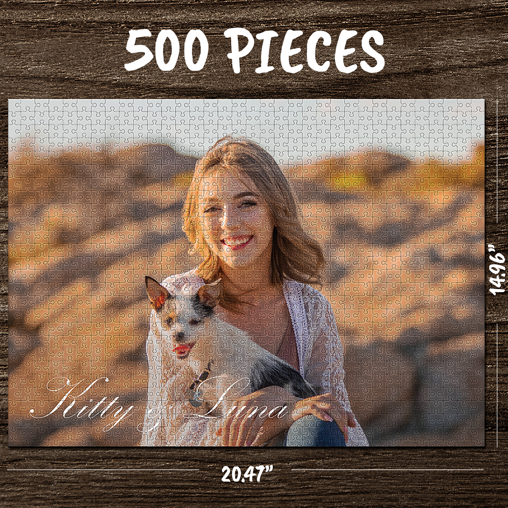 Custom Photo Jigsaw Puzzle Best Gifts Family Portrait 35-1000 Piece