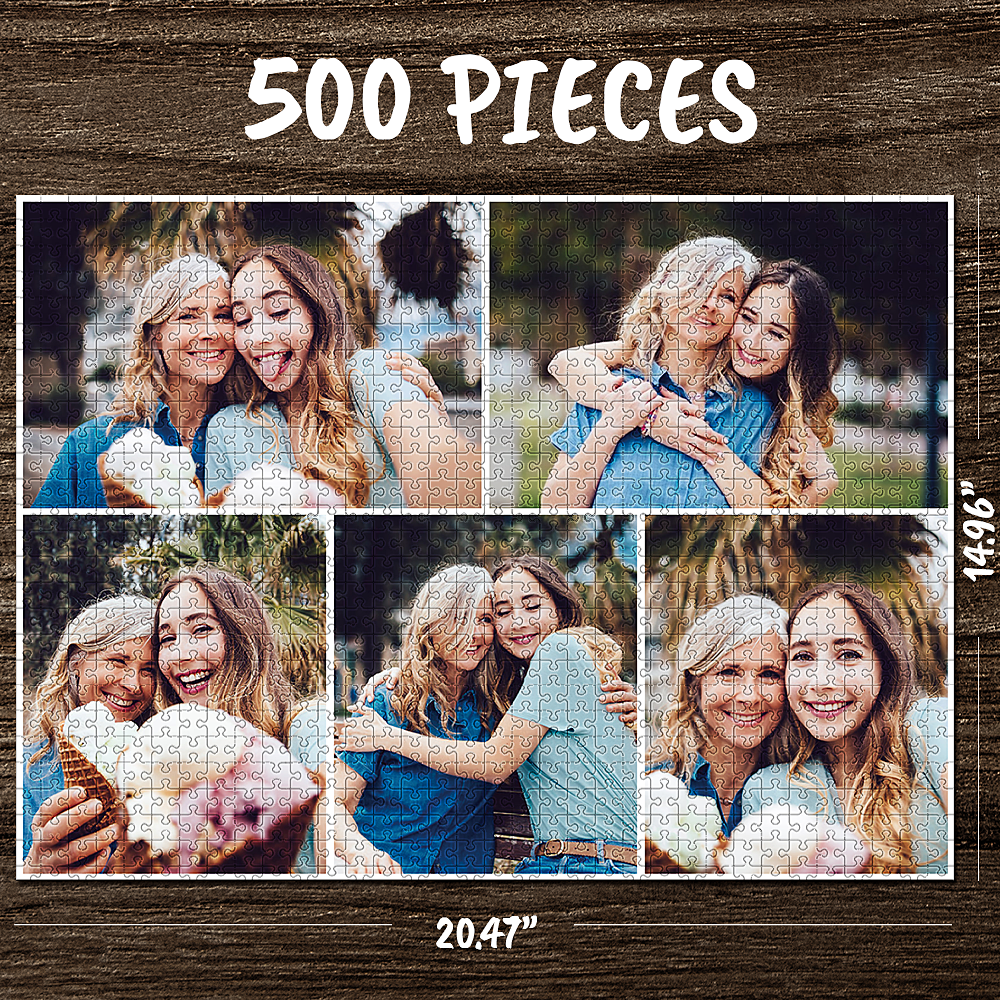 Custom Photo Jigsaw Puzzle Multi Photos 35-1000 Piece