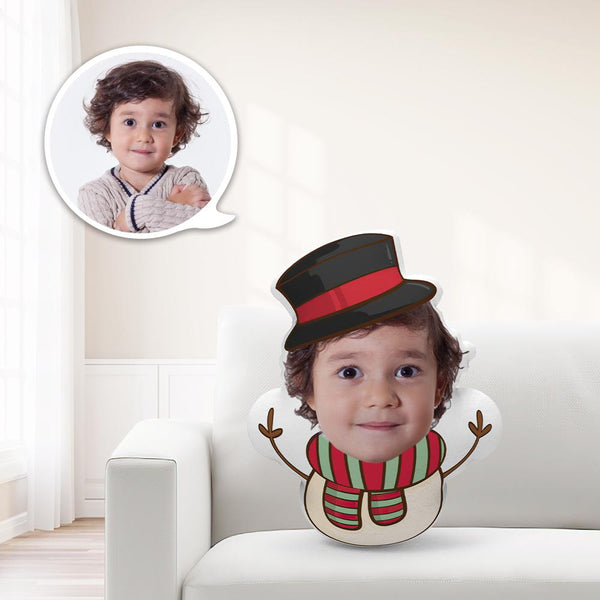 Personalized Minime Pillow Unique Personalized Minime Christmas Snowman Throw Doll Give Your Child The Most Meaningful Gift - makephotopuzzle