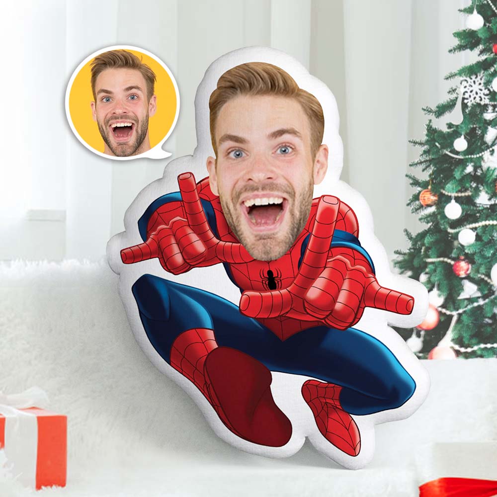 Christmas Gifts Custom Body Pillow Face Pillow Spider Man Personalized Spiderman Pillow With Face