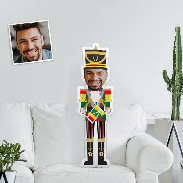 Face Photos Minime Dolls Personalized The Nutcracker That Beats The Drums To Win Minime Pillow Dolls - makephotopuzzle