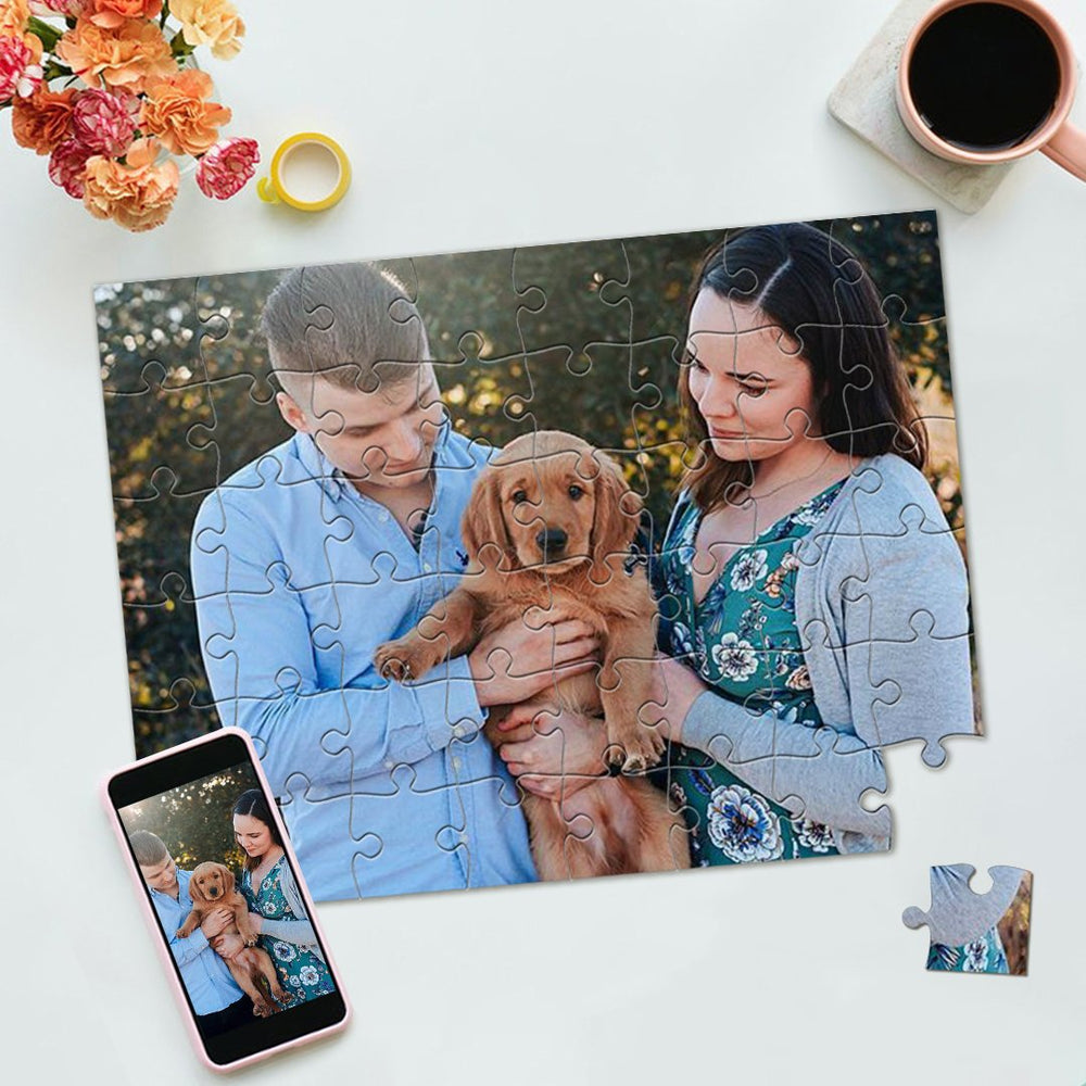 Custom Jigsaw Puzzle For Pet & Love & Family 35-1000 Pieces
