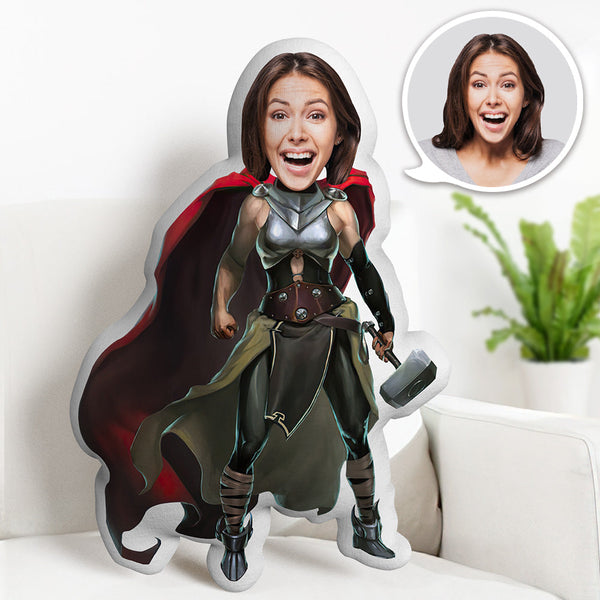 My Face Pillow Custom Body Pillow Personalized Jane Foster Dolls Customized Photo Pillows - makephotopuzzle