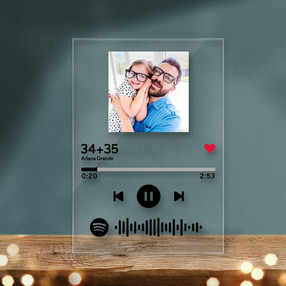 Personalized Spotify Code Music Plaque(4.7in x 7.1in)