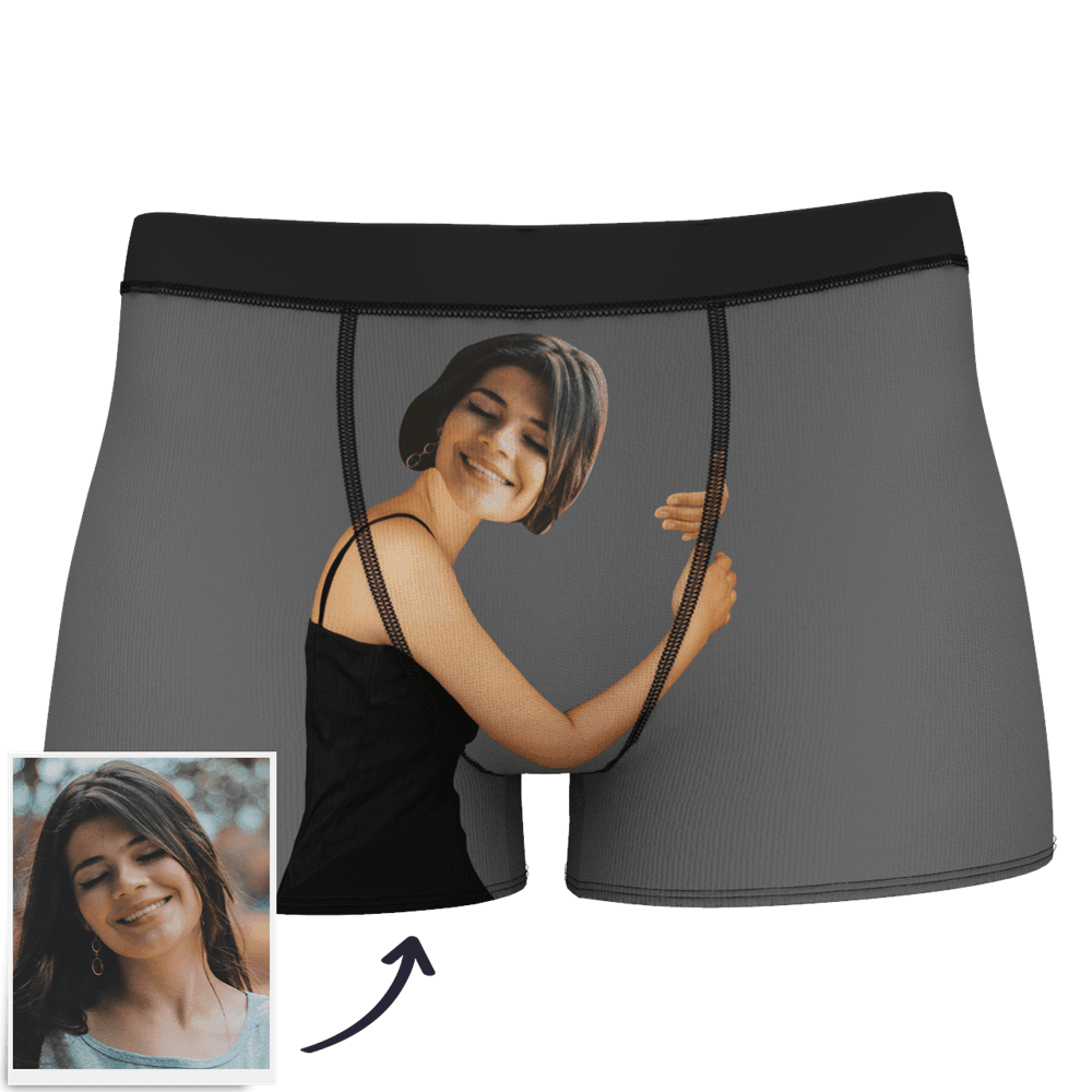 Custom Face On Body Boxer Shorts Funny Face Boxer - Let Me See/ Sexy Girl