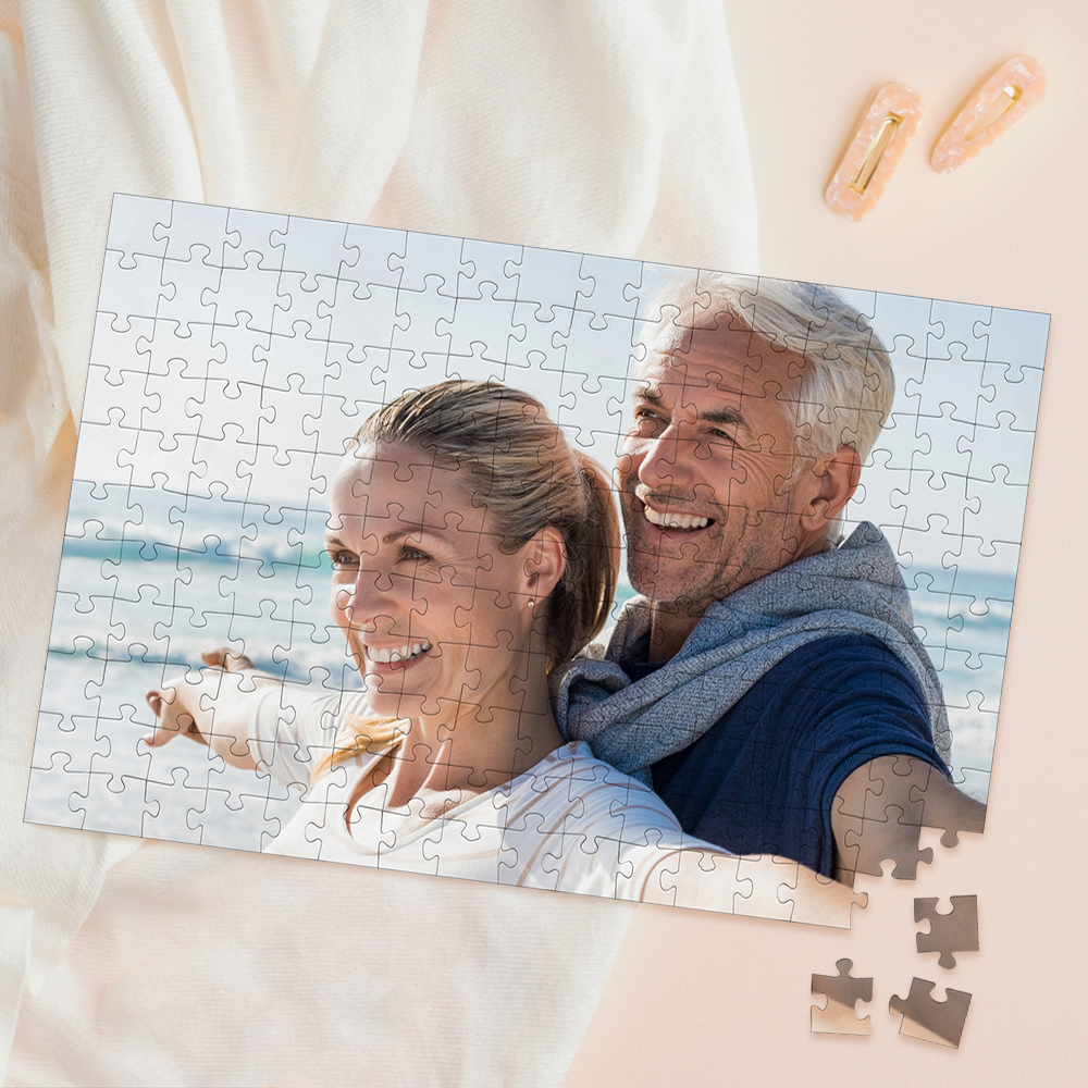 Custom Jigsaw Puzzle - 35-1000 Pieces Gifts for Grandparents