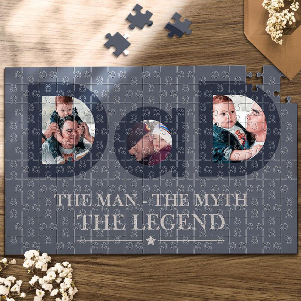 Birthday Gift for Dad Custom Photo Jigsaw Puzzle Gift for Dad or Husband Best Indoor Gifts 35 -1000 Pieces