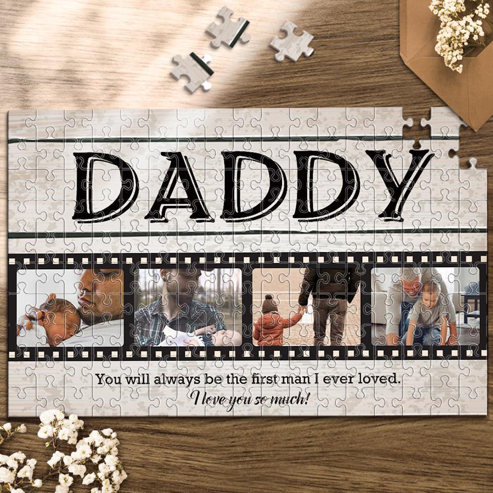 Custom Photo Jigsaw Puzzle Daddy I Love You So Much Best Indoor Gifts 35 -1000 Pieces