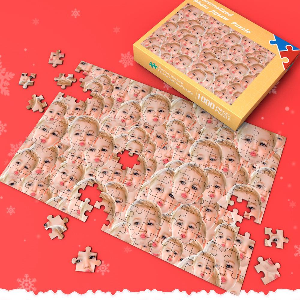 Custom Face Mash Jigsaw Puzzle 35-1000 Pieces