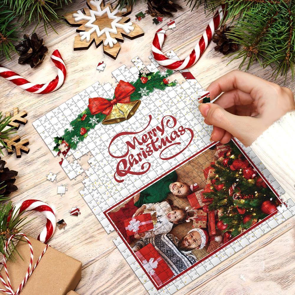 Christmas Collage Photo Puzzle 35, 150, 300, 500, 1000 Pieces Jigsaw Puzzle for Family Christmas Gift
