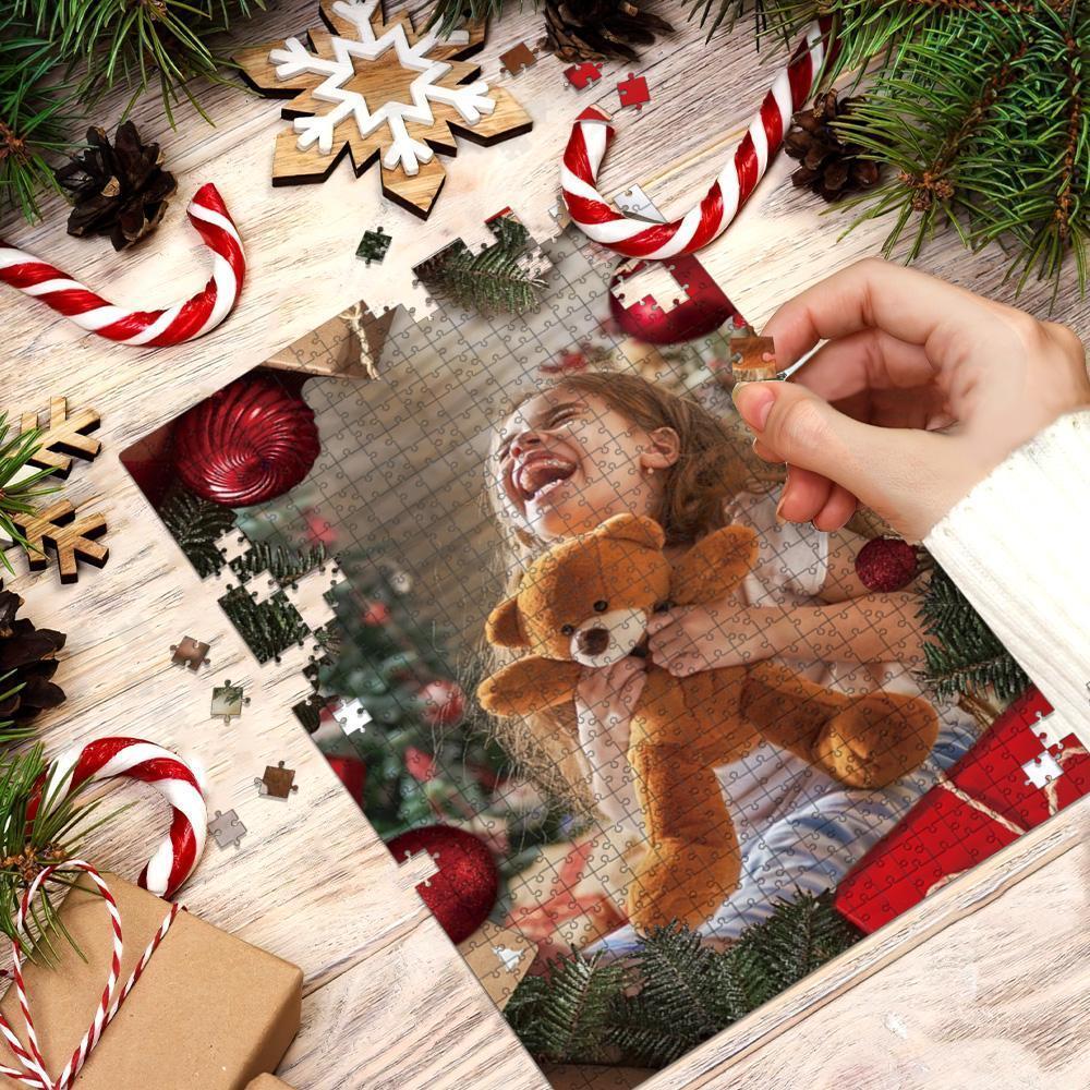 Custom Puzzle From Christmas Photo 35, 150, 300, 500, 1000 Pieces Jigsaw for Family