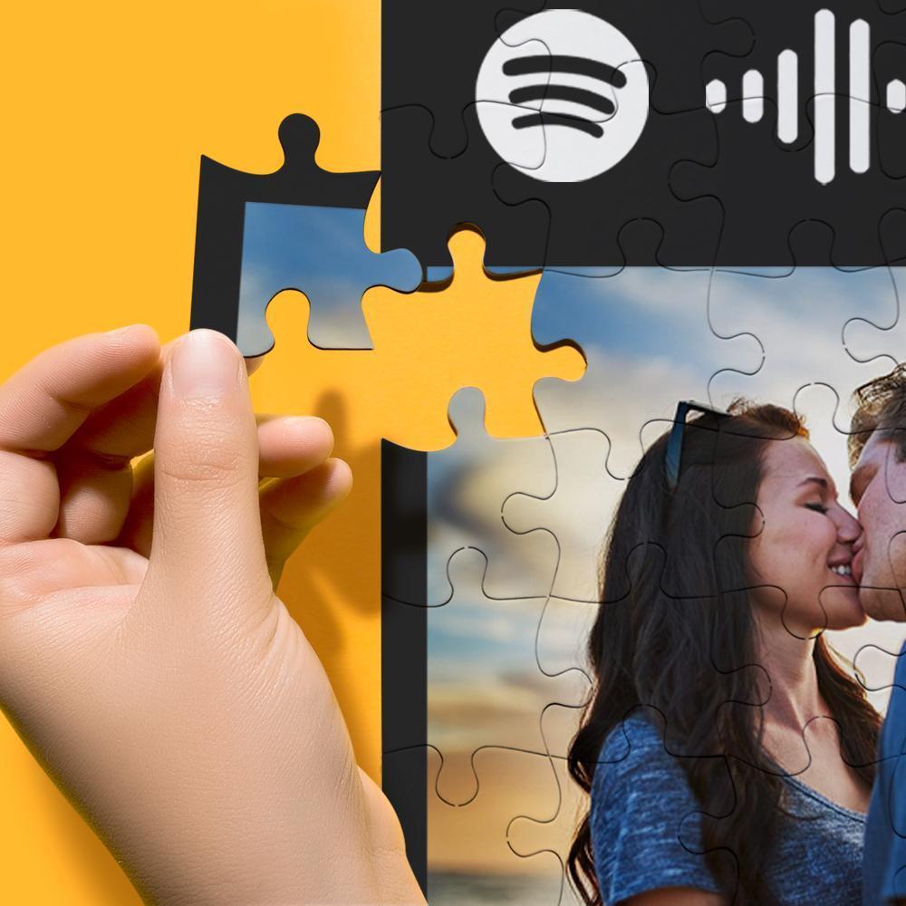 Personalized Spotify Code Music Plaque Jigsaw Puzzle Best Gifts 35-1000 Pieces