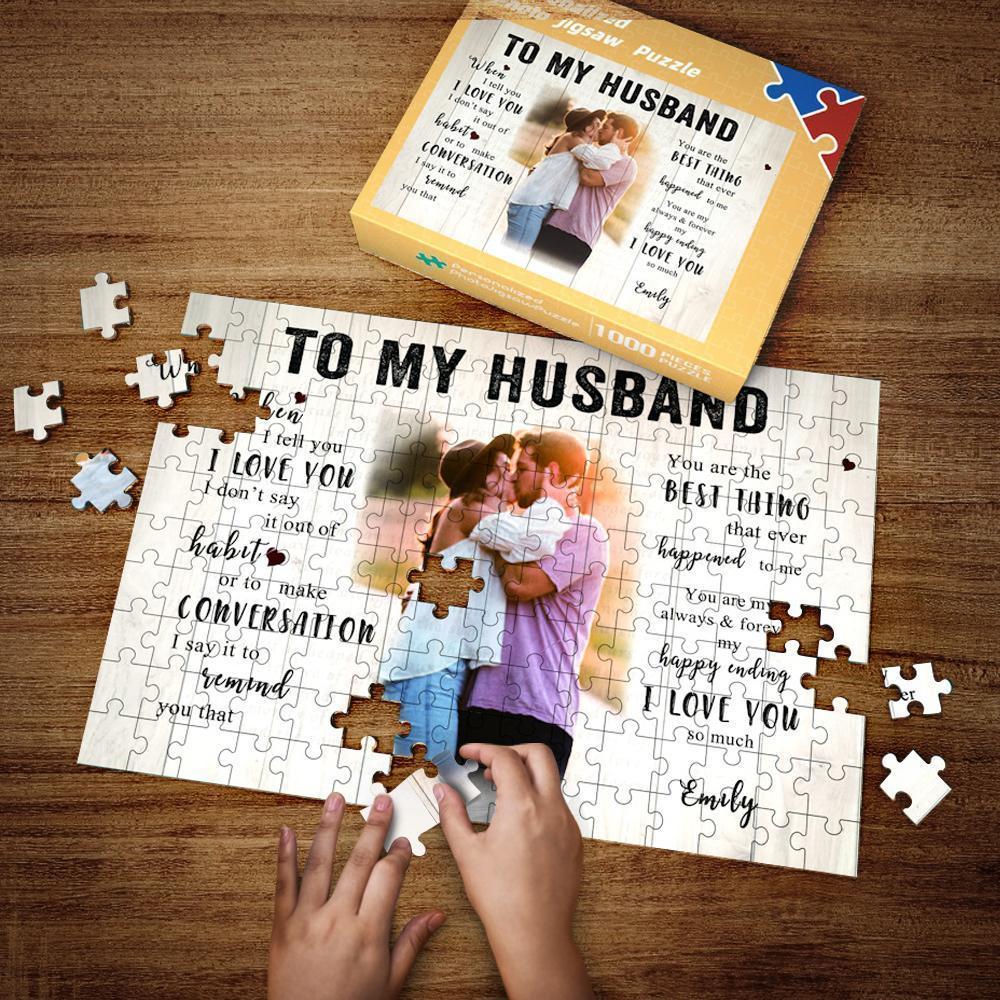 Custom Photo Promise Puzzle 35,150,300,500,1000 Pieces Gift Jigsaw Puzzle for Lovers