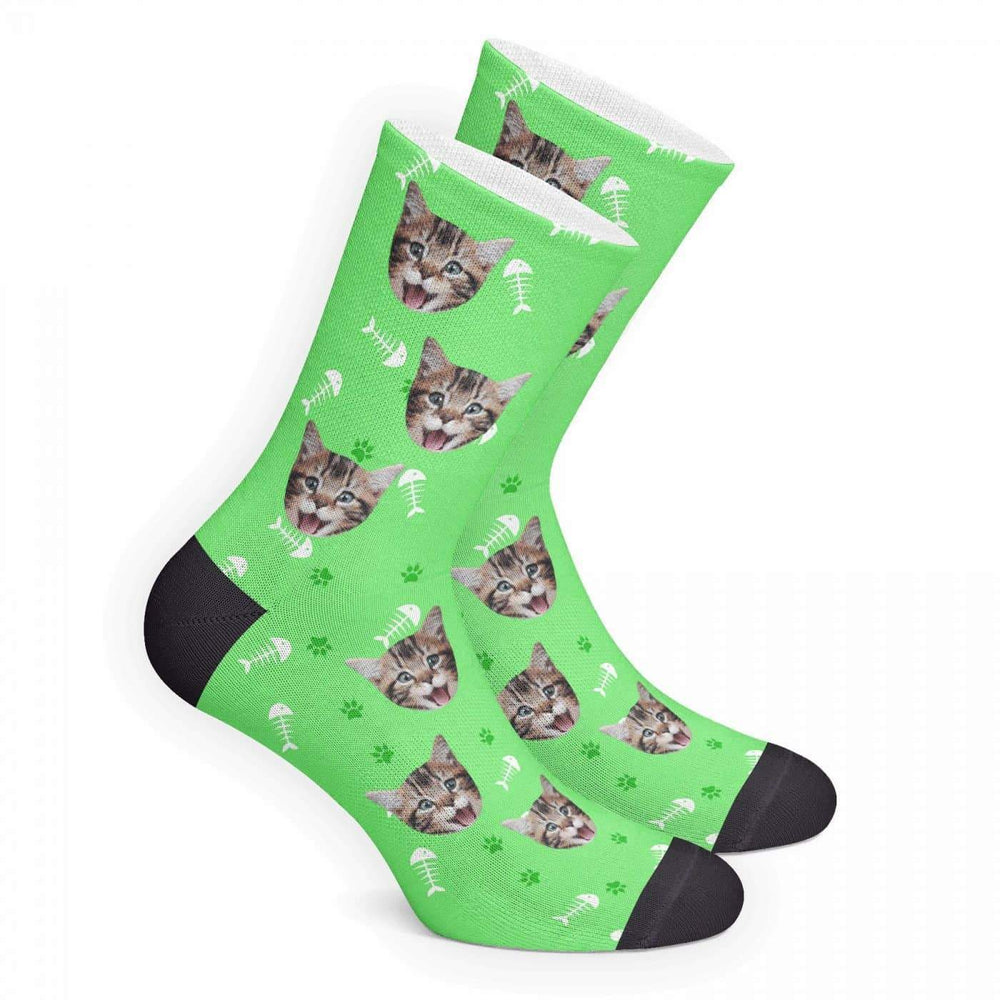Custom Cat Socks Personalized Photo Socks